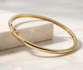 Pulsera Aro Liso Esclava – Oro Laminado 18K