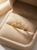Anillo Minnie Mouse con Micro-Circones – Oro Laminado 18K